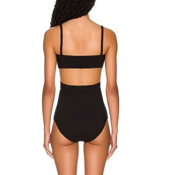 Givenchy NWT Criss Cross Cut Out One Piece Black in Size Small - Picture 4 of 7